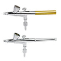 0.3mm AB-136E High Precision Dual-Action Airbrush with 2cc Gravity Cup for Auto Detailing Cake Decorating Hobby & Crafts