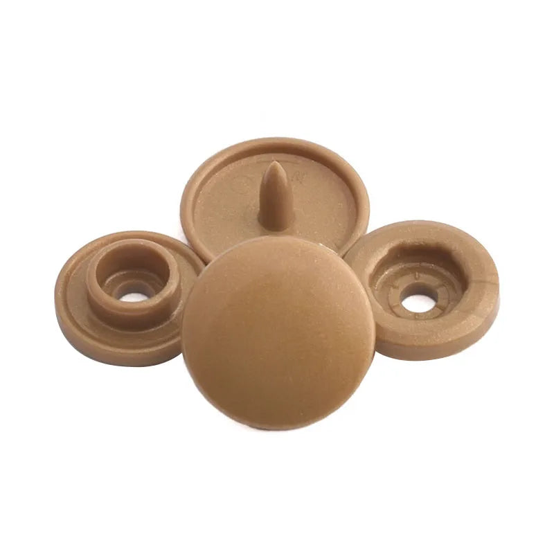 Factory Wholesale 18mm Custom Plastic Snap Buttons for Shirts Customizable Button Accessories