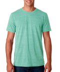 Wholesale Clothing China Stock Plus Size t Shirts 65 Polyester 35 Cotton Heather Tshirt Men