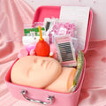 False Eyelashes Training Practice Exercise Kit Makeup Mannequin Head Set Private Label Graft Individual Eyelash Extension Kits