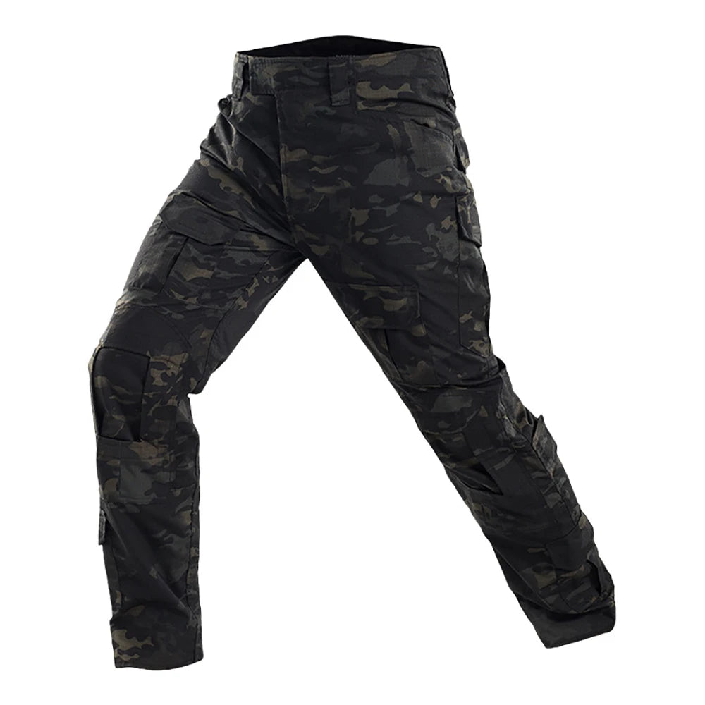 Wholesale OEM Service Rip Stop Pants Black Camouflage Tactic G2 Tactical Uniform Tactical Cargo