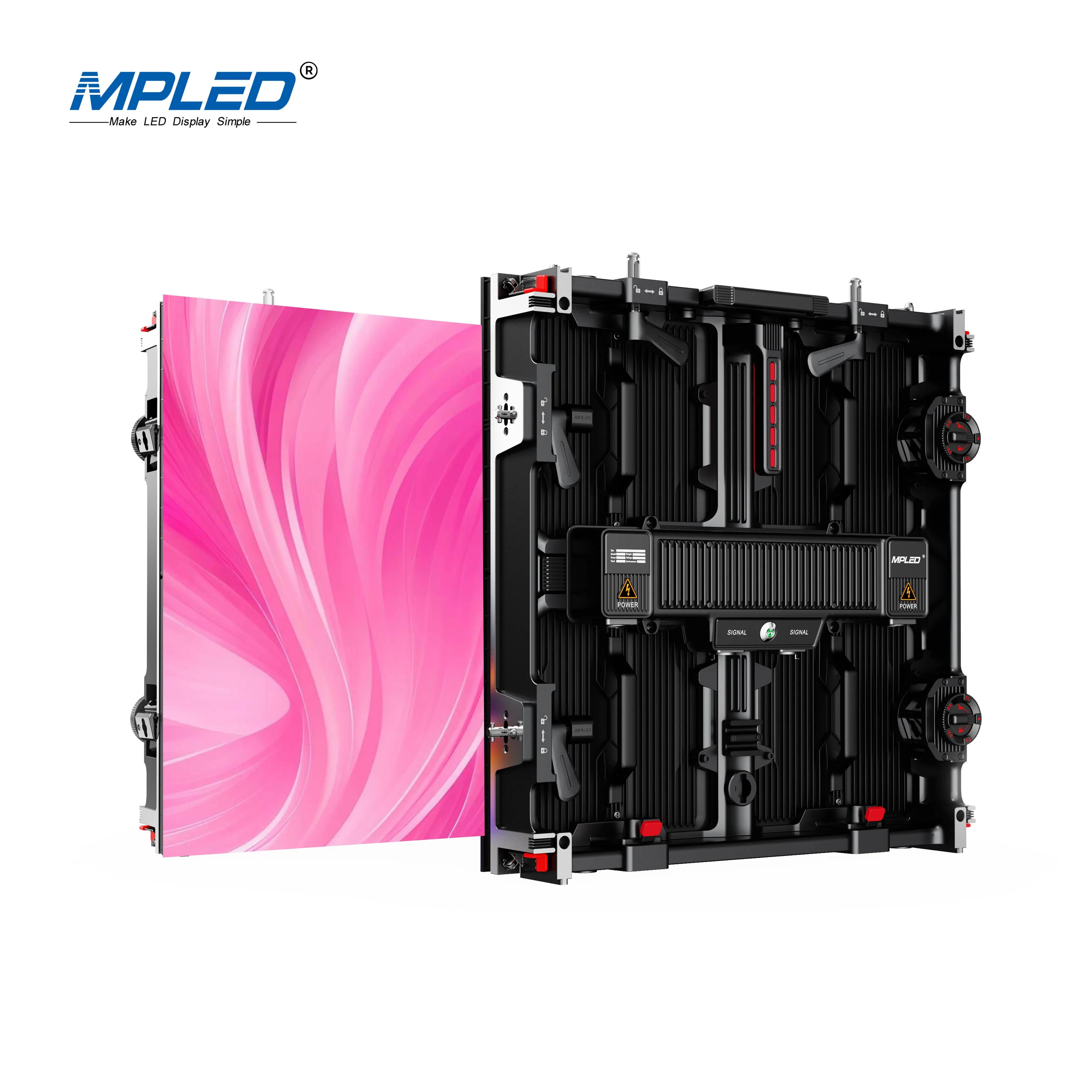 MPLED Rental Stage LED Display Easy to Carry and Transport P1.5 P1.9 P2.5 P2.6 P2.8 P3.9 Led Display Outdoor 500x500mm Rental