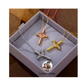 New Korean Hot Sell Cross Necklace One Hundred Languages I Love You Heart Pendant Projection Necklace for Women