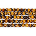 Cheap Tiger Eye Beads Natural Brown Yellow Tiger Eye Beads a Grade for Jewelry Making 4mm 6mm 8mm 10mm 12mm