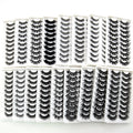 Natural Long Luxury Thick False Eyelashes Reusable 3D Faux Mink Lashes for Soft Wispy Volume