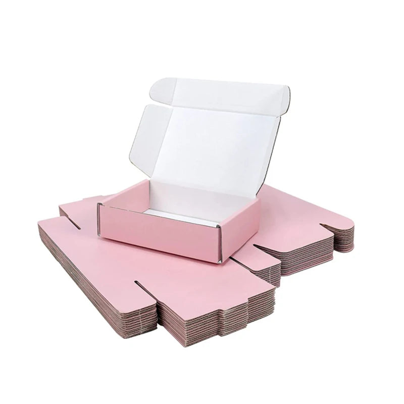 Custom Printed Design Postal Shipping Box Folding Corrugated Cardboard Paper Packaging for Cosmetic Perfume Packaging