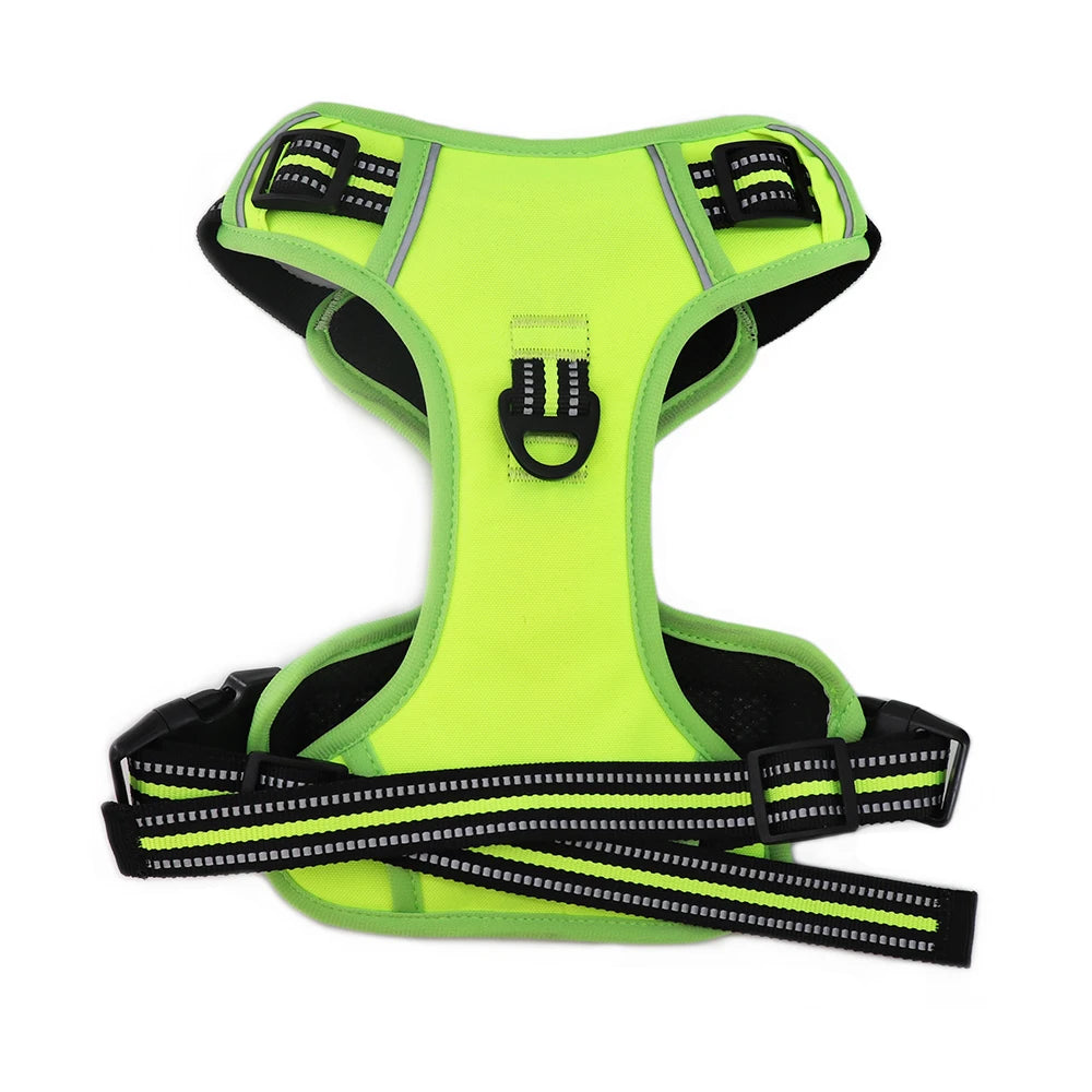 New Vest-style Dog Breathable Harness Pet Reflective Sling Leash Pet Supplies Dog Harness