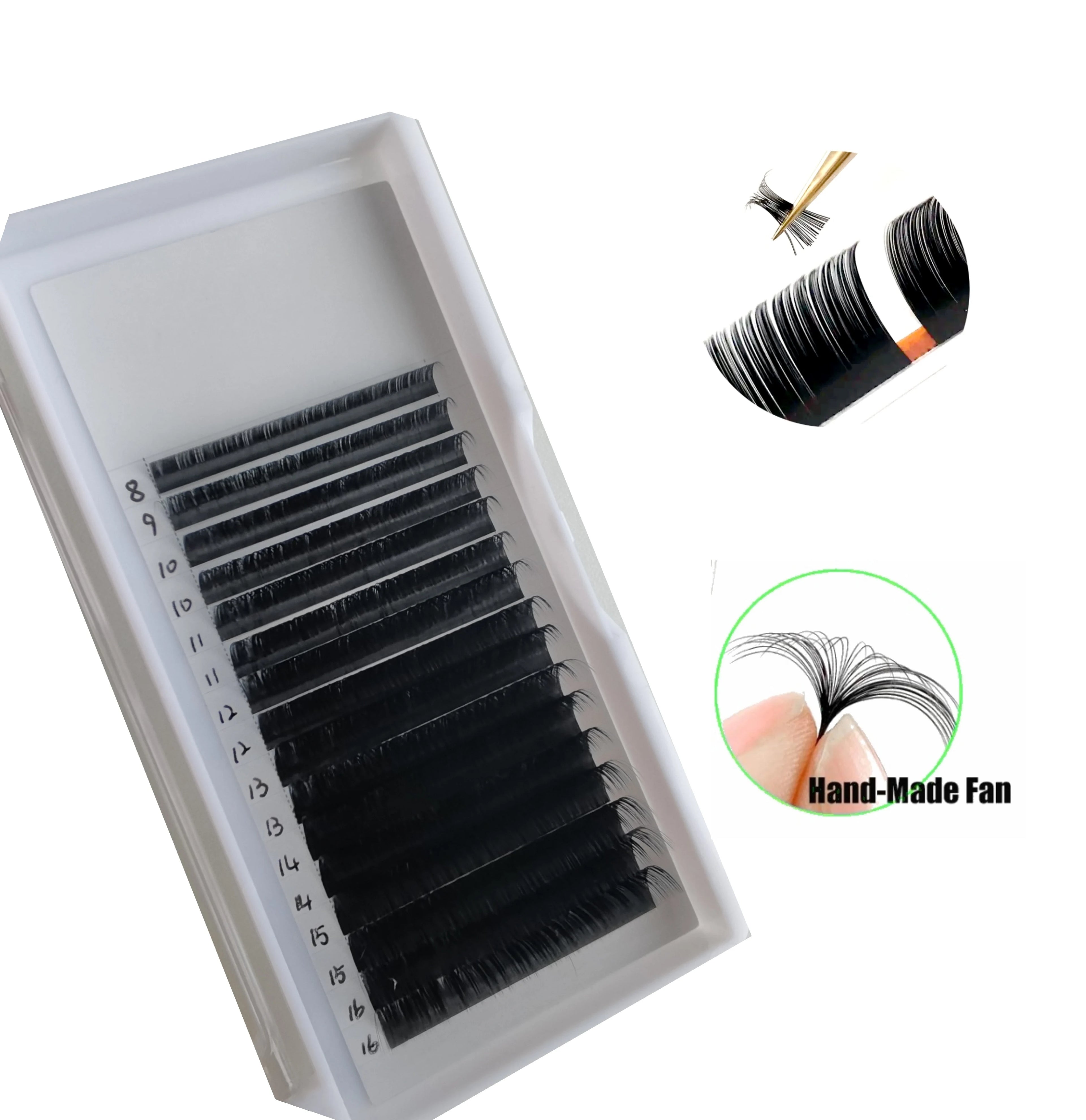 Eyelashes Hair to Hair Wholesale Camellia Volume Lashes Box 3d Mink Lash Eyelash Factory Mink Eyelash Extensions