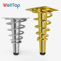 New Metal Sofa Legs Feet Furniture Legs Sofa Metal Legs for Office Furniture for Replacement Bed TV Cabinet Coffee Table Tapered