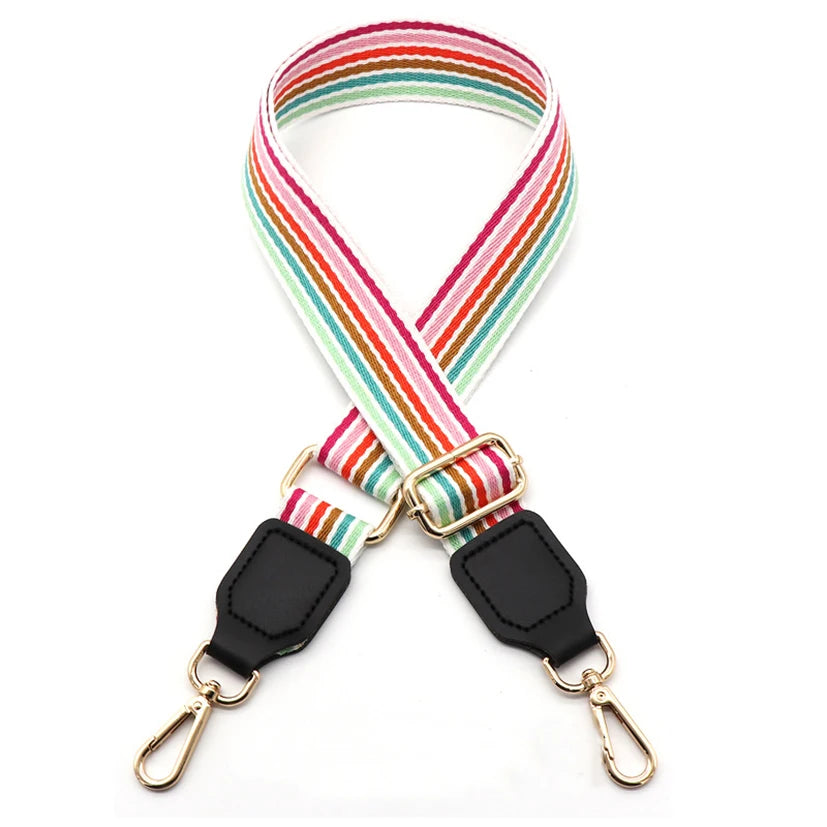 Deepeel ML089 3.8cm Women Bag Strap Adjustable Diagonal Span Single Shoulder Bag Straps Polyester Cotton Bag Straps Accessories