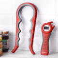 Easy and Safe Tin Opener Plastic Can Opener Multi Purpose Screw Cover Jar Openers Beer Bottle Opener