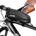 New Image 1L Water Front Top Tube Cycling Bag EVA Hard Shell Front Beam Large Capacity Storage Pouch Mountain MTB Road Bicycle