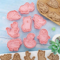Saffron Zoo Biscuit Cutter Set Multiple Animal Mold for Penguins Koalas Hedgehogs Cookies and Biscuits Plastic Cookie Tools