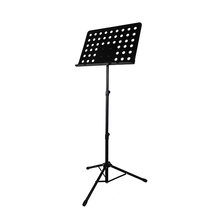 Adjustable Folding Music Stand - Portable Metal Notation Holder Lightweight Design for Home/Studio/Stage (Factory Sale)
