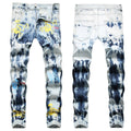 Exclusively for Hip Hop Siza Rinsing Water Digital Printed Jeans