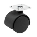 1.5 Inch 40mm Swivel Casters Twin Wheels with Plate Carpet Castors Table Leg