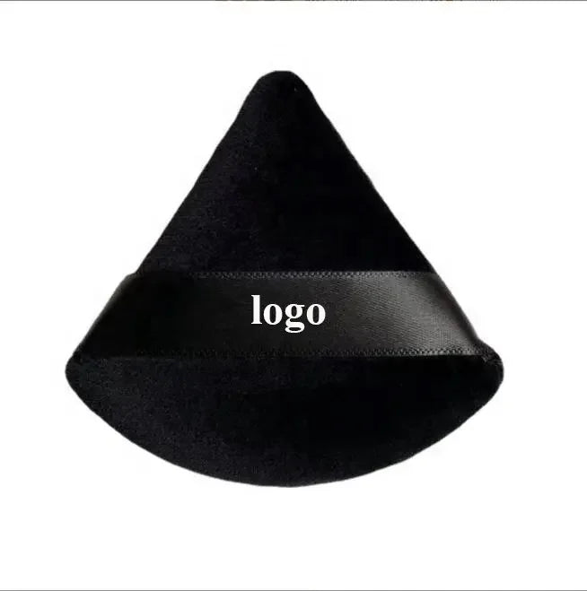 Hot Selling Soft Tick Pure Cotton Triangle Makeup Tool Cosmetic Puff Face Loose Mineral Puff Cosmetic