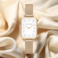 HM 1241 Luxury Retro Japanese Movement Waterproof Women Quartz Watch Simple Business Small Square Ladies Watches