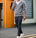 Baggy  Mens Flared Casual Cargo Joggers Pants Elastic Waist Drawstring Stretch Relaxed Fit Work Pants Gym Sweatpants