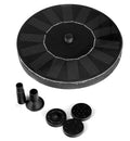 Solar Power Fountain for Bronze Water Upgrade Feature 2020 New 3w Rgb Light Fountain Solar Pump With Battery Backup