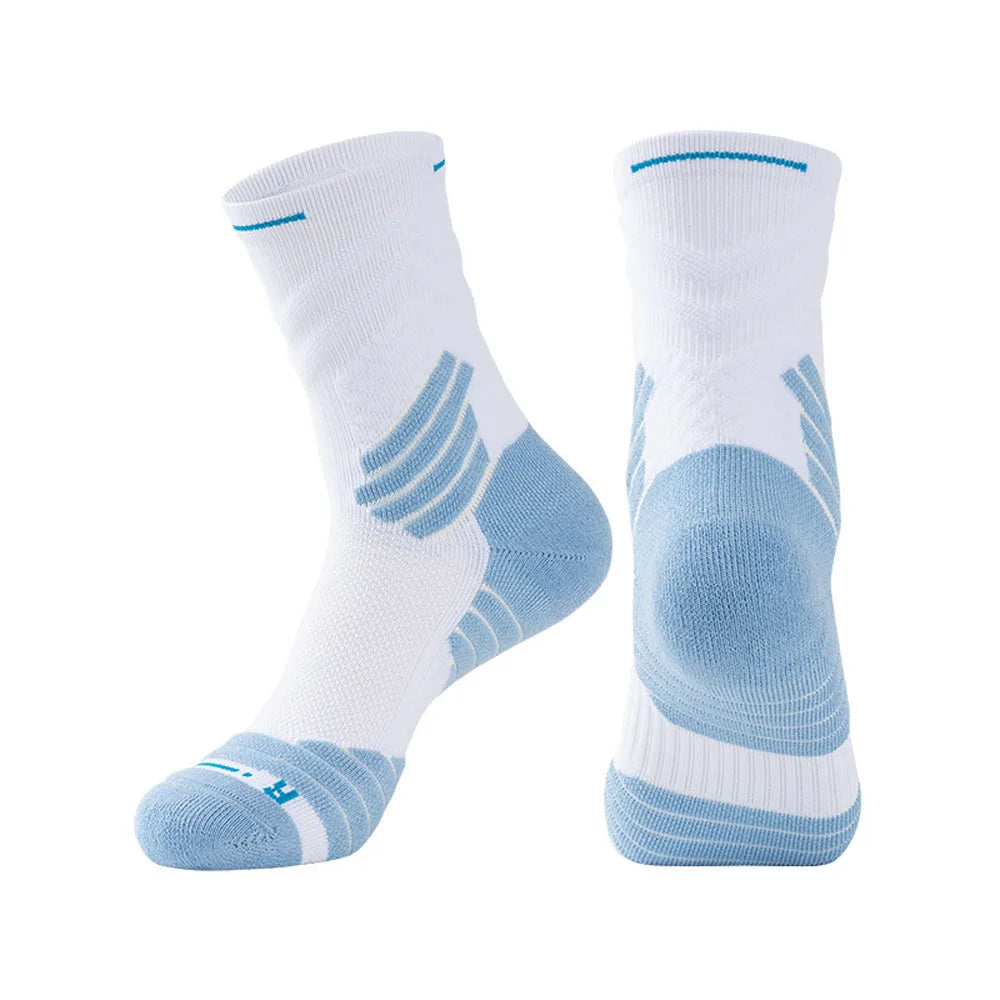 Long Basketball Football Socks Thick Towel Bottom Men's Running Tennis Elite Sports Socks