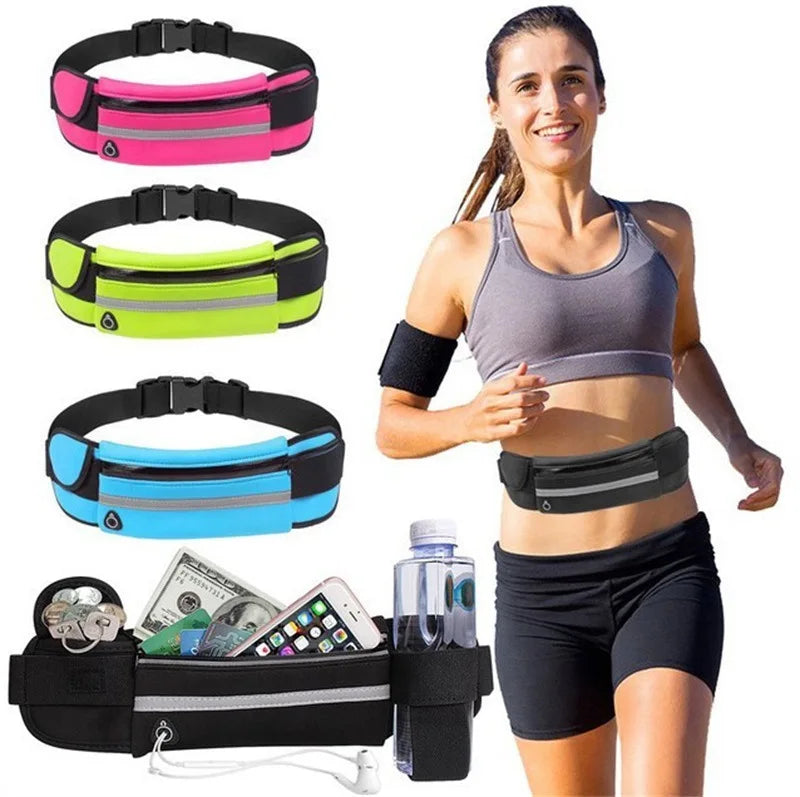 Multi-functional Sports Running Belt Waist Bag Crossbody Shoulder Bag for Mobile Phone Waist Bags