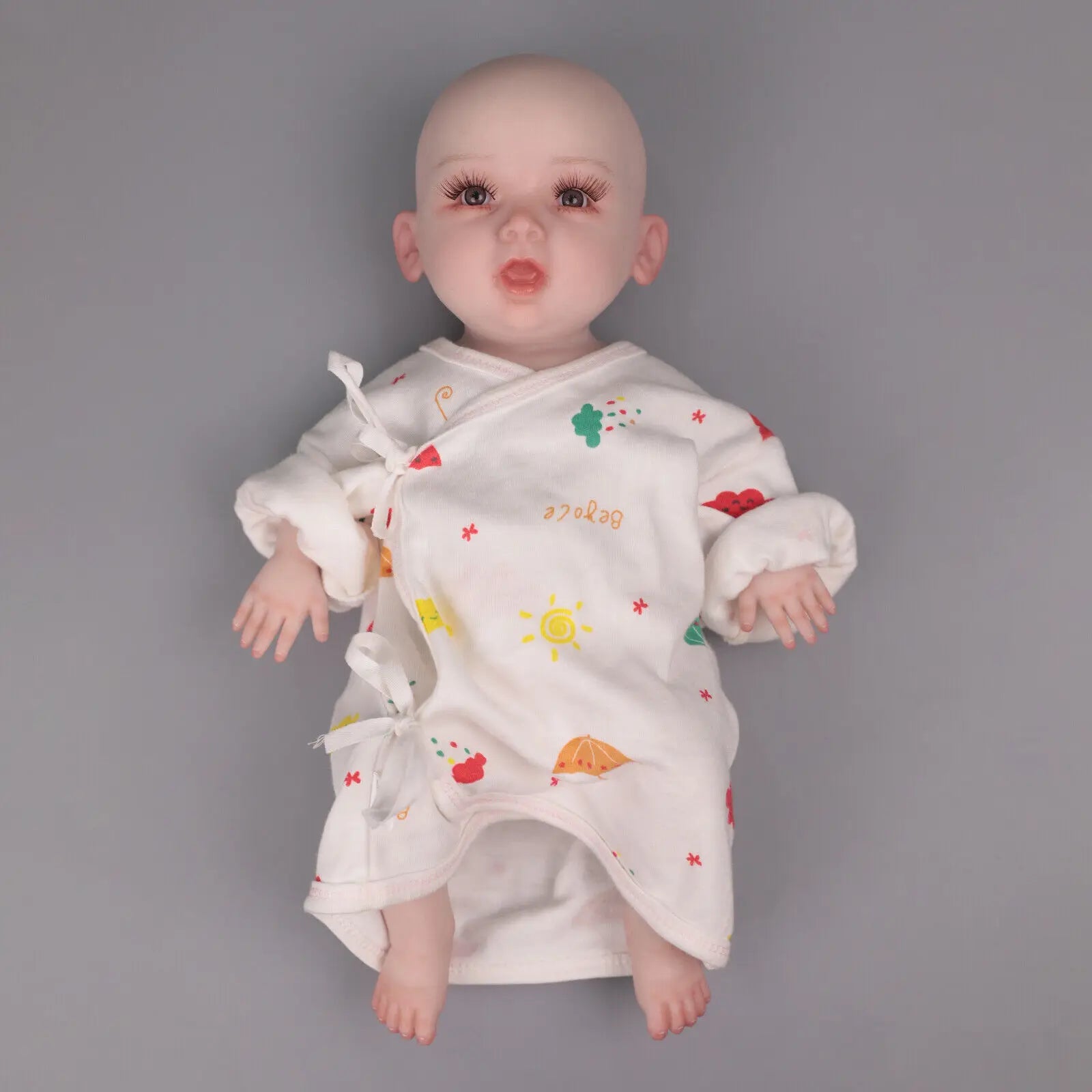 1.6kg 14 Inch 37cm Reborn Baby Girl Doll Full Body Soft Silicone Baby Lifelike Newborn Baby Girl
