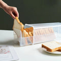 Sealed Eco-Friendly Plastic Bread and Toast Storage Box with Freshness Preservation for Kitchen and Bathroom Use