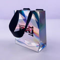 Printing Logo Hologram Holographic Laser Color Make up Makeup Tissue Gift Shopping Tote Paper Bag for Cosmetic Packaging