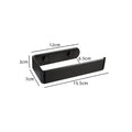Good Quality Black Toilet Paper Holder Stainless Steel Toilet Roll Holder Self Adhesive