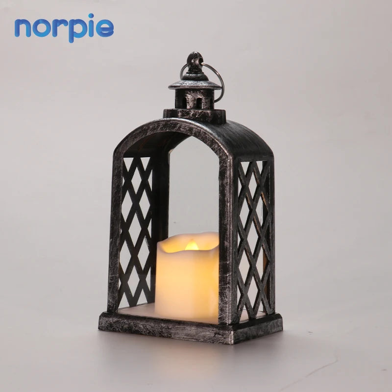 Wholesale Sublimation Plastic LED Christmas Lanterns(with PET and Battery)