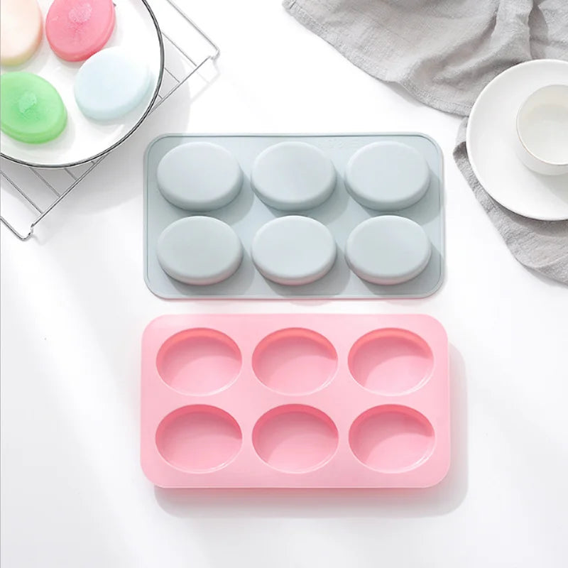 Handmade Soap Mold Silicone Moulds for Cake Chocolate Candle and Ice Cube
