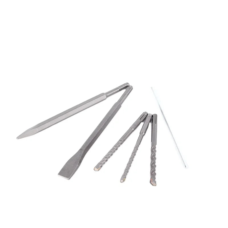 SALI SDS MAX Hammer Chisel Five Pit Tip Flat Polished 14-18mm Electric Drill Bit for Wall Application with Fast Speed