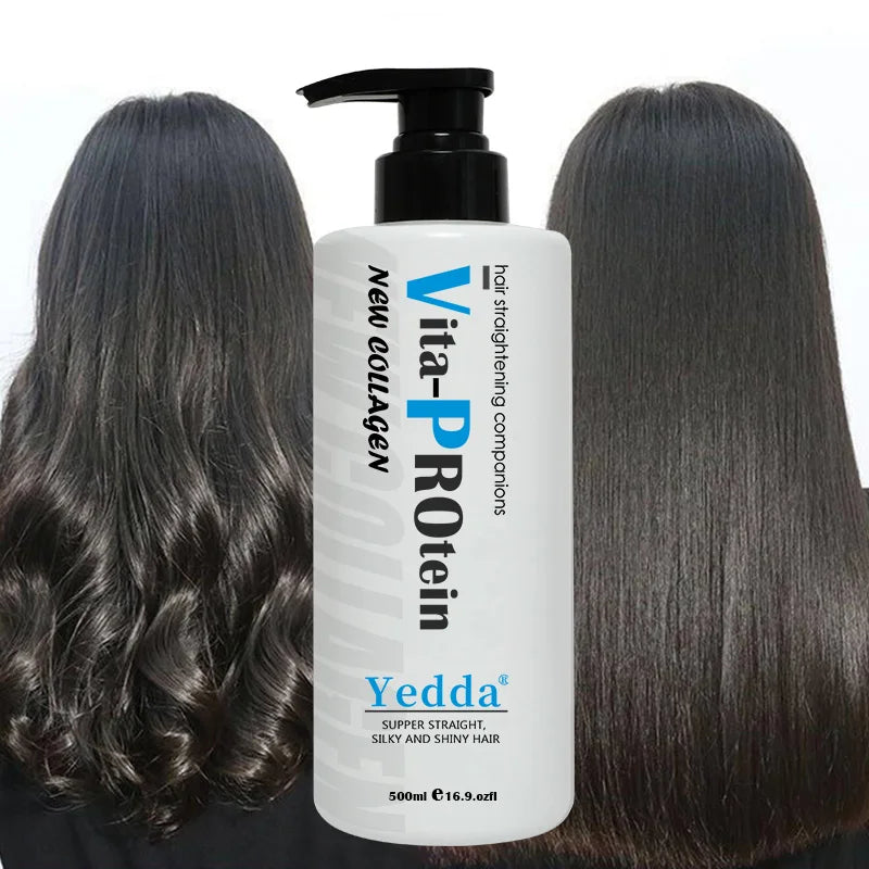 Keratin Hair Straightener Cream Straightening Silky and Shiny Hair Conponions for Salon Use