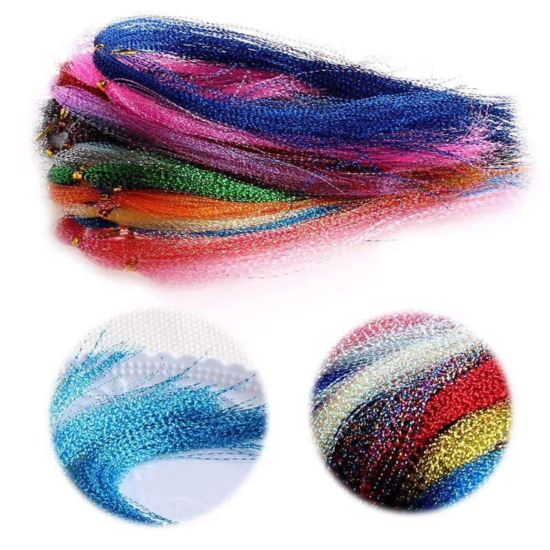 Wholesale Fly Fishing Tying Crystal Flash Fly Tying Materials Krystal Flash Wing Material