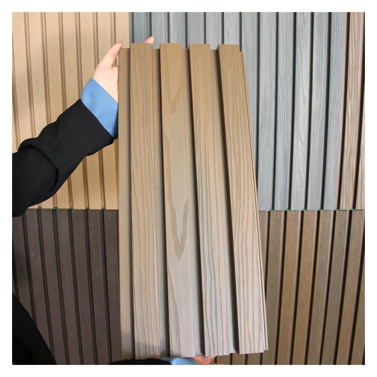 2 Generation Co-extrusion Exterior Wall Cladding Outdoor Wood Plastic Composite Decoration Cladding Wpc Wall Panels