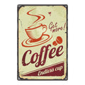 Wholesale Bar Beer Decor Wall Tin Sign Custom Made Plate Metal Sign Plaque Coffee Retro Vintage Tin Signs