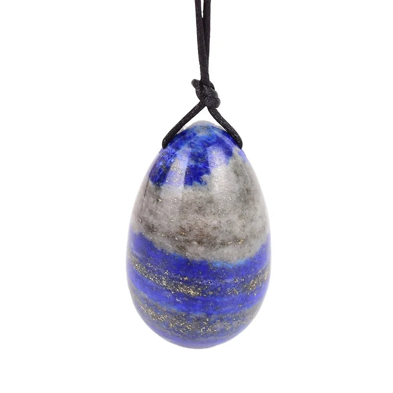 HY Factory Supply Vaginal Exercise Massage Tools Natural lapis lazuli Yoni Eggs Massage Set for women