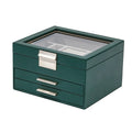 New Fashion Jewelry Box Charms Personalized Gifts Medals Diamond Ring Bracelet Storage case Jewelry Display Box with clear Lid