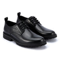 2025 New Fashion Black Full Grain Leather Derby Shoes for Men Lace up Comfortable Durable Dress Oxfords Free Sample Custom Logo