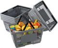 Customized Color ISO Certificate PP Plastic Supermarket Shopping Basket