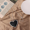TongLing Necklace INS Best-selling Alloy Couple Heart-shaped Pendant Women's Fashion Trendy Long Sweater Necklace