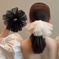 Flower Print Hair Scrunchies for Women Girls Cute Elastic Hair Ties Bands Headband Rubber Bands Hair Accessories