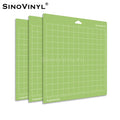 12x12'' Standard Grip Cutting Mat Standard Adhesive Sticky Green Quilting Replacement Cut Mats for DIY Craft Vinyl