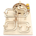 2026 Latest Creative Diy Wooden Mechanical Ball Track 3d Puzzles Kids Toys Scientific Experiment Craft Item
