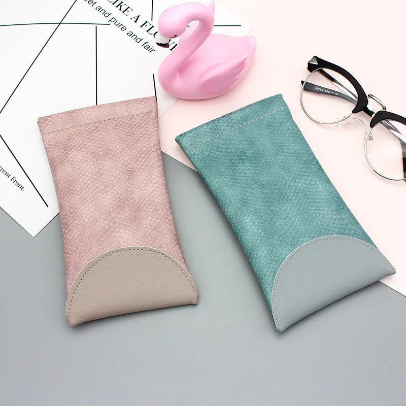 Premium Auto Snap Closure Leather Sunglasses Case Portable Minimalist Unisex Travel Organizer for Men Women Custom Wholesale