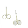 Sbelle Makeup Tools Small Makeup Shears Trimmer Cosmetic Eyebrow Scissors for Beauty