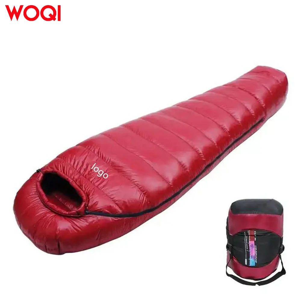Woqi Ultralight Mummy Envelope Sleeping Bag Waterproof Outdoor Camping Made of Durable Nylon