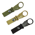 Multifunctional Outdoor Water Bottle Hang for Buckle Portable Webbing Mountain-Climbing Cup Sleeve Woven Technique Metal Materia