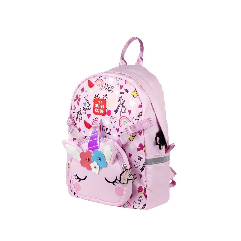Superctue Large Capacity Backpacks Unicorn Backpack Kids School Bag Shoulder Bag Set Backpack Bag for Girls